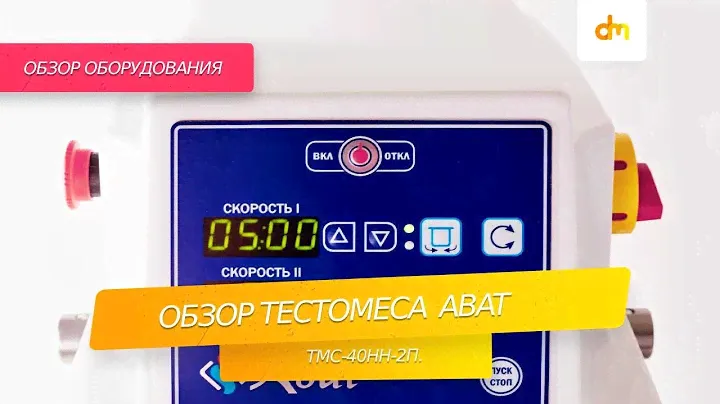 Обзор тестомеса Abat ТМС-40НН-2П.